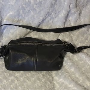 Coach Black Leather Demi Hobo Shoulder Purse Handbag F053-9564